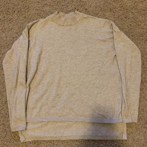 Beige mockneck